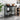 Modern Sideboard Cabinet Kitchen Console Table with Glass Doors