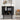 Black 31'' Buffet Sideboard Small Bar Cabinet with Fluted Slide Doors
