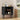 Black 31'' Buffet Sideboard Small Bar Cabinet with Fluted Slide Doors