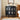 Black 31'' Semi-Circle Sideboard Buffer Storage Cabinet Console Table with Wooden Finish & Acrylic Doors