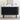 Black 53''Sideboard Modern Storage Cabinet Console Table with Fluted Slide Doors