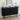 Black 53''Sideboard Modern Storage Cabinet Console Table with Fluted Slide Doors