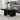 Black Cute Irregular Shape Cloud Coffee Table with Large Tabletop