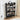 Black Freestanding Narrow Shoe Cabinet with 3 Flip Drawers and Blackboard