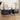 Black Iron Rattan TV Stand Storage Cabinet with Adjustable Shelves
