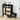 Black Large 18 Pair Shoe Storage Cabinet with 2 Flip Drawers and Shoe Bench