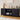 Black Mid Century Modern Rustic Rattan TV Stand 65 inch with Storage and Shelves