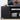 Black Mid Century Modern Rustic Rattan TV Stand 65 inch with Storage and Shelves
