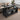 Black Mid Century Modern Rustic Rattan TV Stand 65 inch with Storage and Shelves