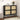 Black Modern Entryway Wooden Shoe Cabinet with 4 Door 2-Tier Flip Drawers