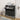 Black Modern Fluted Shoe Cabinet Entryway Shoe Rack with 2 Flip Drawers and Metal Legs