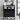 Black Modern Fluted Shoe Cabinet Entryway Shoe Rack with 2 Flip Drawers and Metal Legs