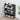 Black Modern Fluted Shoe Cabinet Entryway Shoe Rack with 2 Flip Drawers and Metal Legs