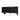Black Modern Kitchen Storage Sideboard Buffet Cabinet Console Table with 4 Fluted Doors Size