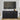 Black Modern Kitchen Storage Sideboard Buffet Cabinet Console Table with 4 Fluted Doors