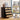 Black Modern Rattan 4 Drawers Dresser Table