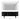 Black Modern TV Stand 65 Inch Console Table with Storage Compartment and Sliding Door Size