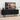 Black Modern TV Stand 65 Inch Console Table with Storage Compartment and Sliding Door