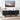 Black Modern TV Stand Console Table Entertainment Center with Storage Compartment and Sliding Door