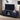 Blue Iron Rattan TV Stand Storage Cabinet with Adjustable Shelves