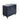 Blue Modern Wooden Storage Buffet Sideboard Cabinet with Engraved Design and Double Doors
