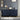 Blue Modern Wooden Storage Buffet Sideboard Cabinet with Engraved Design and Double Doors
