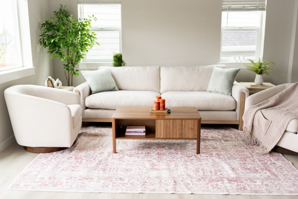 Modern Rectangular Wood Coffee Table