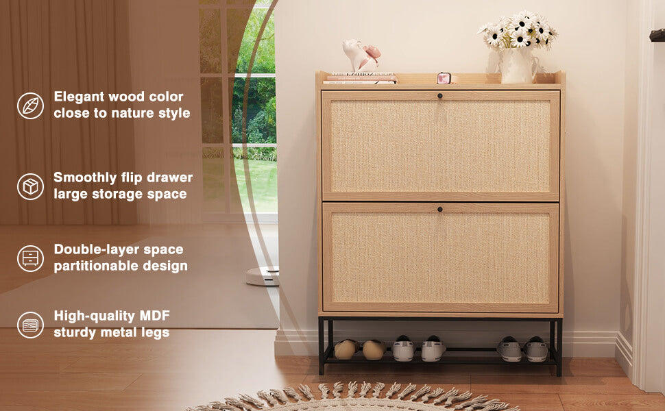 2 door shoe cabinet image2