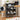 Hidden Shoe Cabinet Black Free Standing Narrow Shoe Rack Cabinet with 2 Flip Drawer