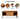 Mid-Century Modern Rectangular Wood Coffee Table Walnut with Waveform Panel Sliding Door