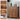 Mid Century Modern Dresser Walnut Farmhouse Wooden Storage Cabinet with 4 Drawers