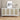 Modern Sideboard Storage Cabinet White with 4 Rattan Doors