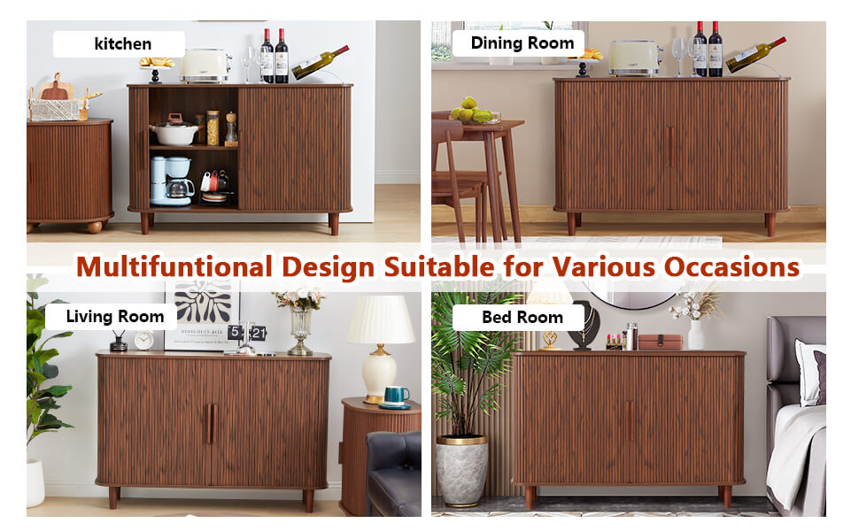 Modern Wooden Sideboard Storage image3