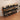 Modern Entryway Wooden Shoe Cabinet Freestanding Tipping Bucket Shoe Rack Black with 2 Flip Drawers