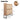 Modern Wooden Entryway Narrow Shoe Cabinet Freestanding Tipping Bucket Shoe Cabinet with 2 Flip Drawers Natural Color