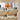 Modern Entryway Wooden Shoe Cabinet Natural Freestanding Tipping Bucket Shoe Rack with 4 Flip Drawers