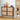 Modern Entryway Wooden Shoe Cabinet Walnut Freestanding Tipping Bucket Shoe Rack with 4 Flip Drawers