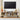 Modern TV Stand Console Table Natural with Glass Sliding Door and Adjustable Shelves