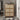 Walnut Natural Rattan 3 Drawer Shoe Cabinet