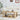 Natural 2-Tier Rectangle Coffee Tea Table with Storage Shelf