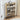 Natural Freestanding Narrow Shoe Cabinet with 3 Flip Drawers and Blackboard