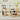 Natural Modern Side Table Round Nesting Coffee Table Set of 2 with Storage Shelf