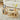 Natural Modern Side Table Round Nesting Coffee Table Set of 2 with Storage Shelf