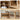 Natural Modern TV Stand Console Table Entertainment Center with Storage Compartment and Sliding Door