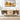 Natural Modern TV Stand Console Table Entertainment Center with Storage Compartment and Sliding Door