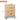 Rattan 4 Drawers Dresser Natural Tall Chest of Drawers with Metal Legs