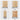 Rattan 4 Drawers Dresser Natural Tall Chest of Drawers with Metal Legs