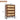 Rattan 4 Drawers Dresser Walnut Tall Chest of Drawers with Metal Legs