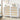 Rattan 4 Drawers Dresser White Tall Chest of Drawers with Metal Legs