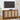 Rattan Storage Cabinet Sideboard Buffet Walnut with 4 Doors and Adjustable Shelves